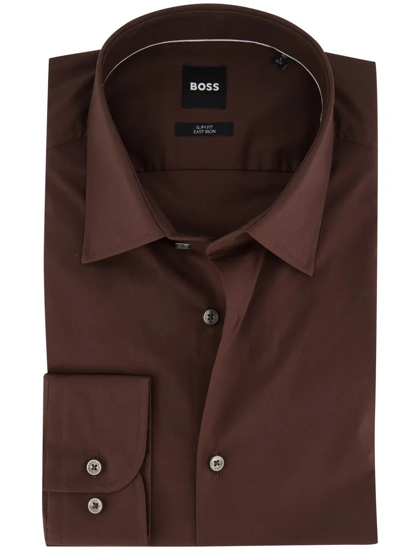 Casual overhemd BOSS Black bruin stretch