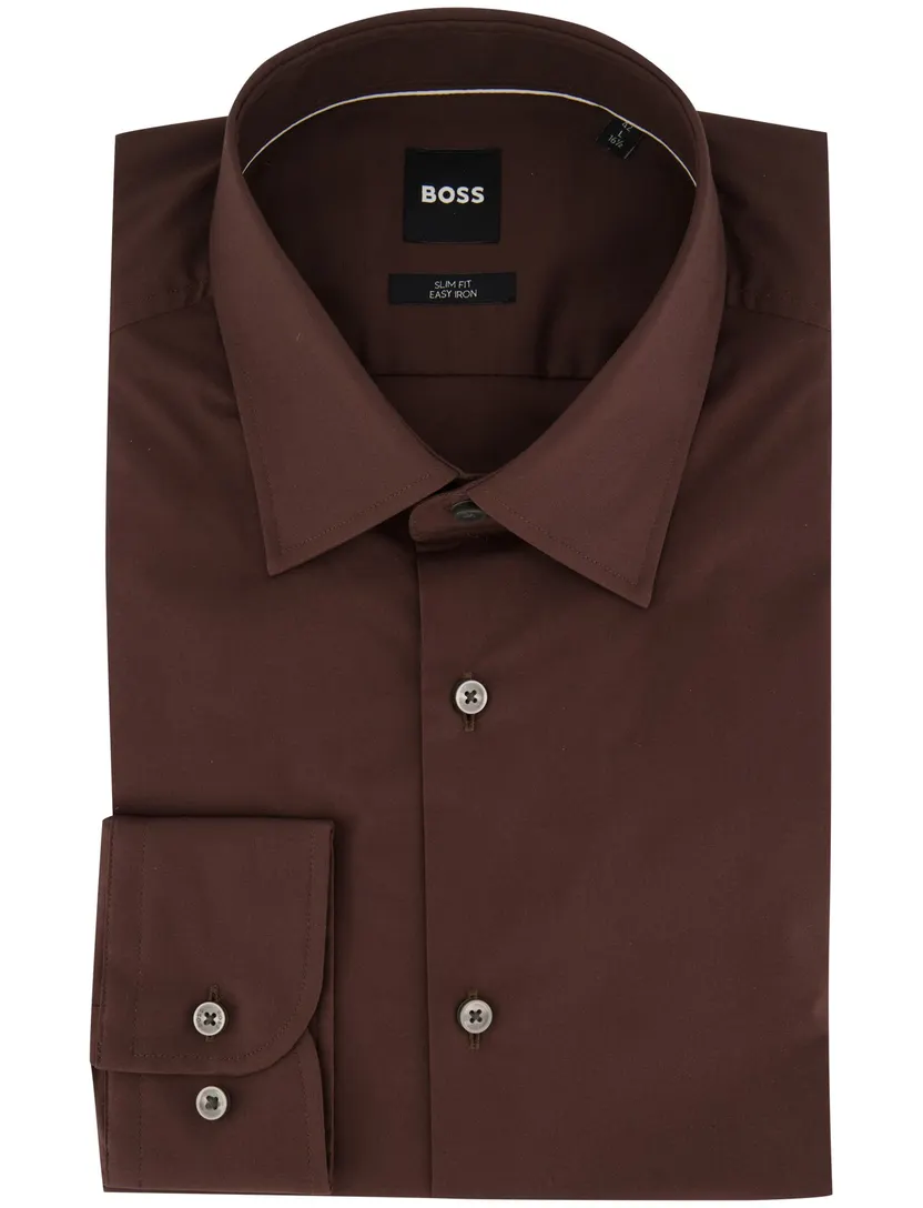 Casual overhemd BOSS Black bruin stretch