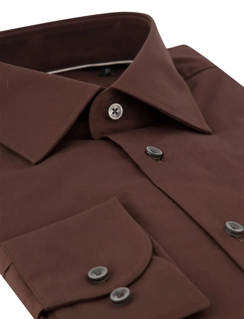 Casual overhemd BOSS Black bruin stretch