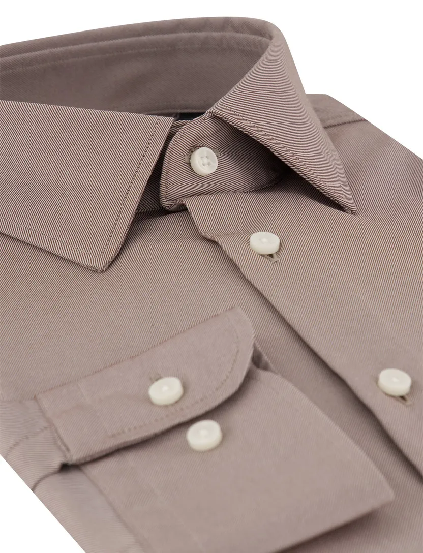 Overhemd BOSS Black bruin stretch