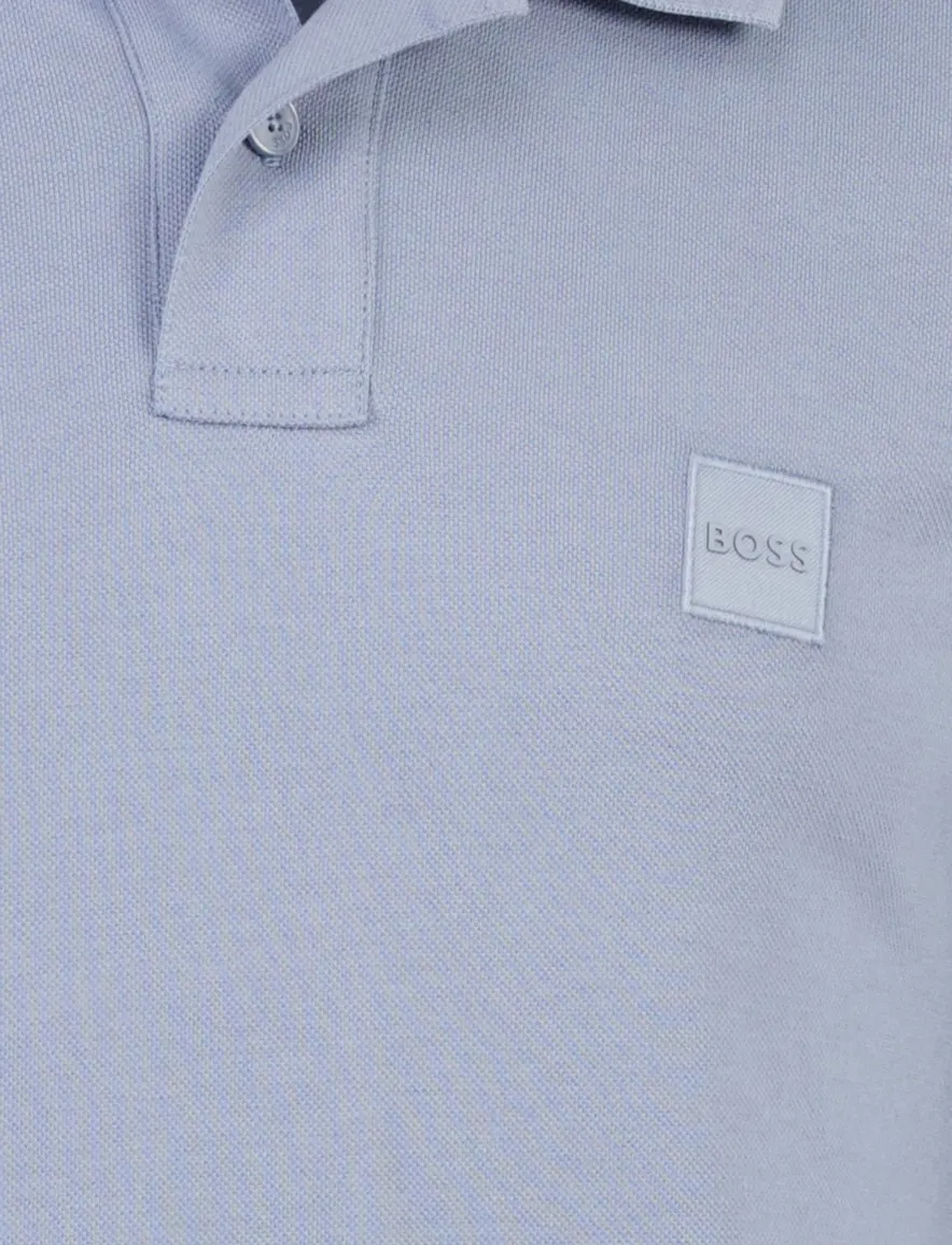 BOSS Passerby,BOSS Orange polo lichtblauw pique