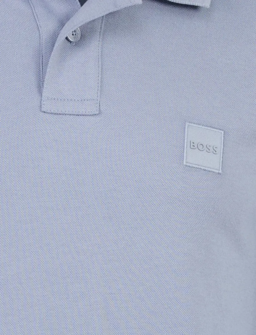 Poloshirt BOSS Passerby,BOSS Orange lichtblauw piqué
