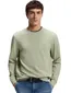 BOSS Orange trui groen sweater met logopatch