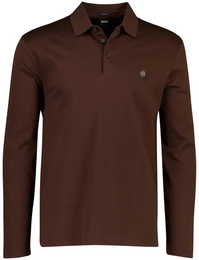 Hugo Boss Poloshirt BOSS Black bruin stretch