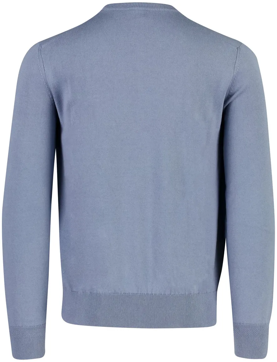 BOSS trui ronde hals blauw