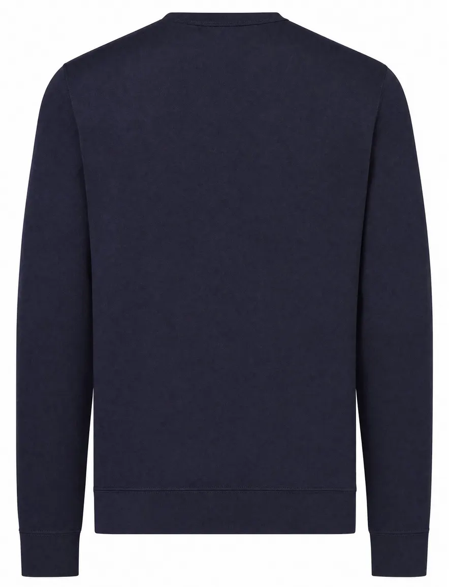 BOSS Black trui donkerblauw ronde hals