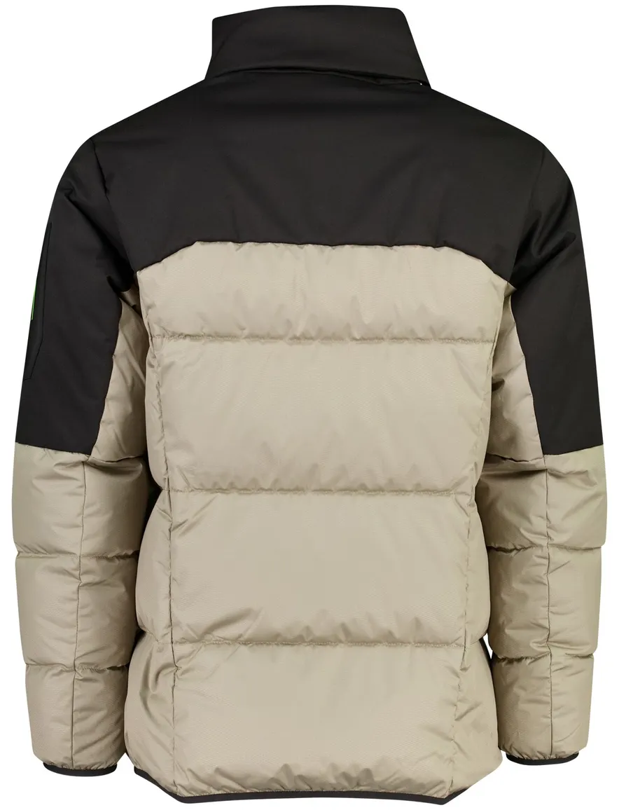BOSS Green gewatteerde jas khaki gevoerd