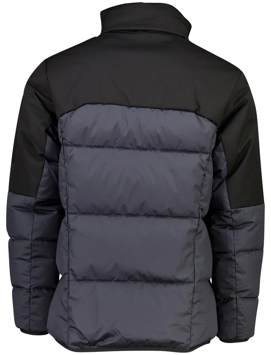 BOSS Green parka jas donkerblauw effen waterafstotend