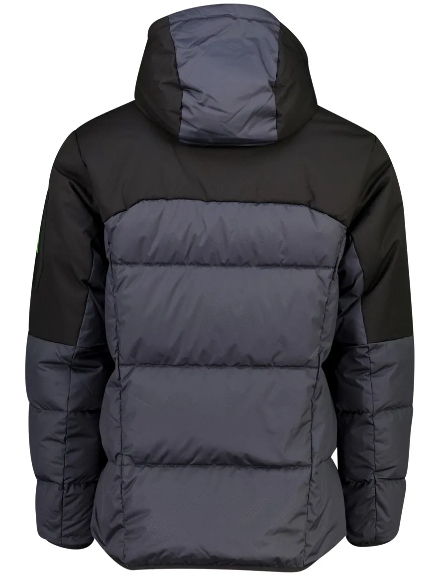 BOSS Green parka jas donkerblauw effen waterafstotend