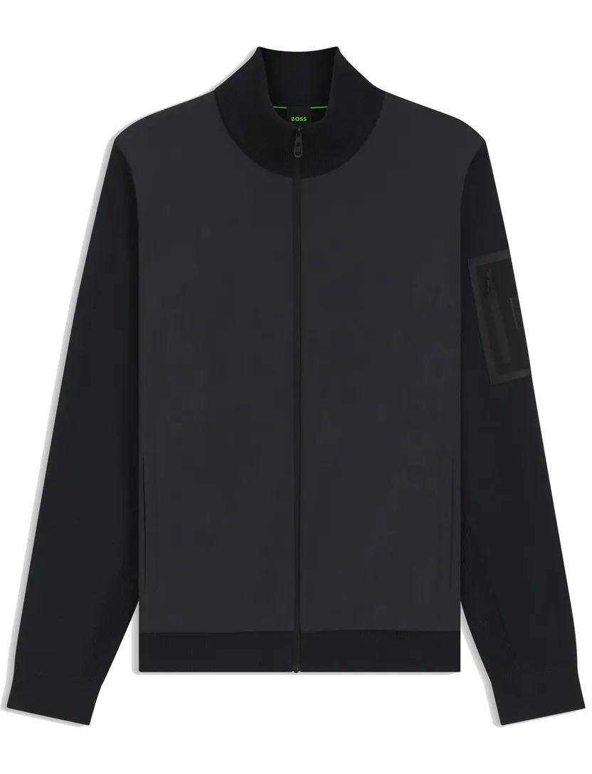 Vest BOSS donkerblauw