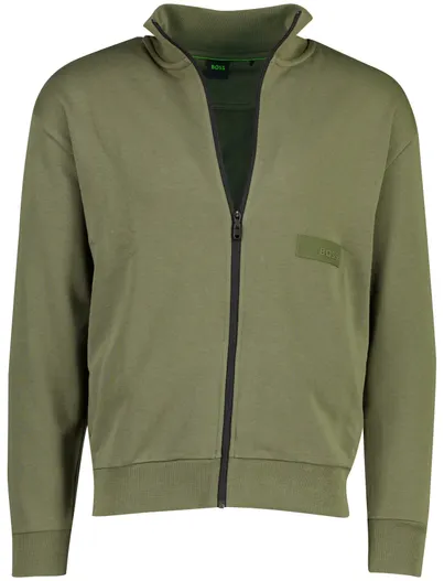 Hugo Boss Vest BOSS Green groen katoen