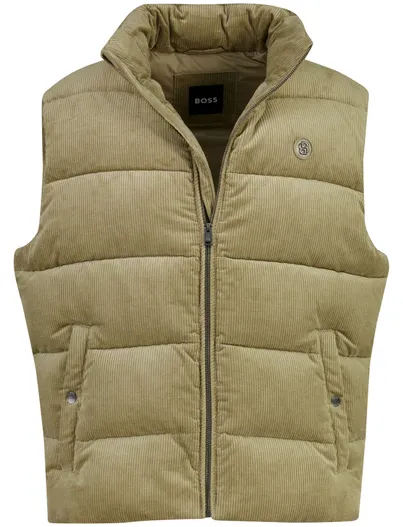 Hugo Boss BOSS Black bodywarmer groen puffer