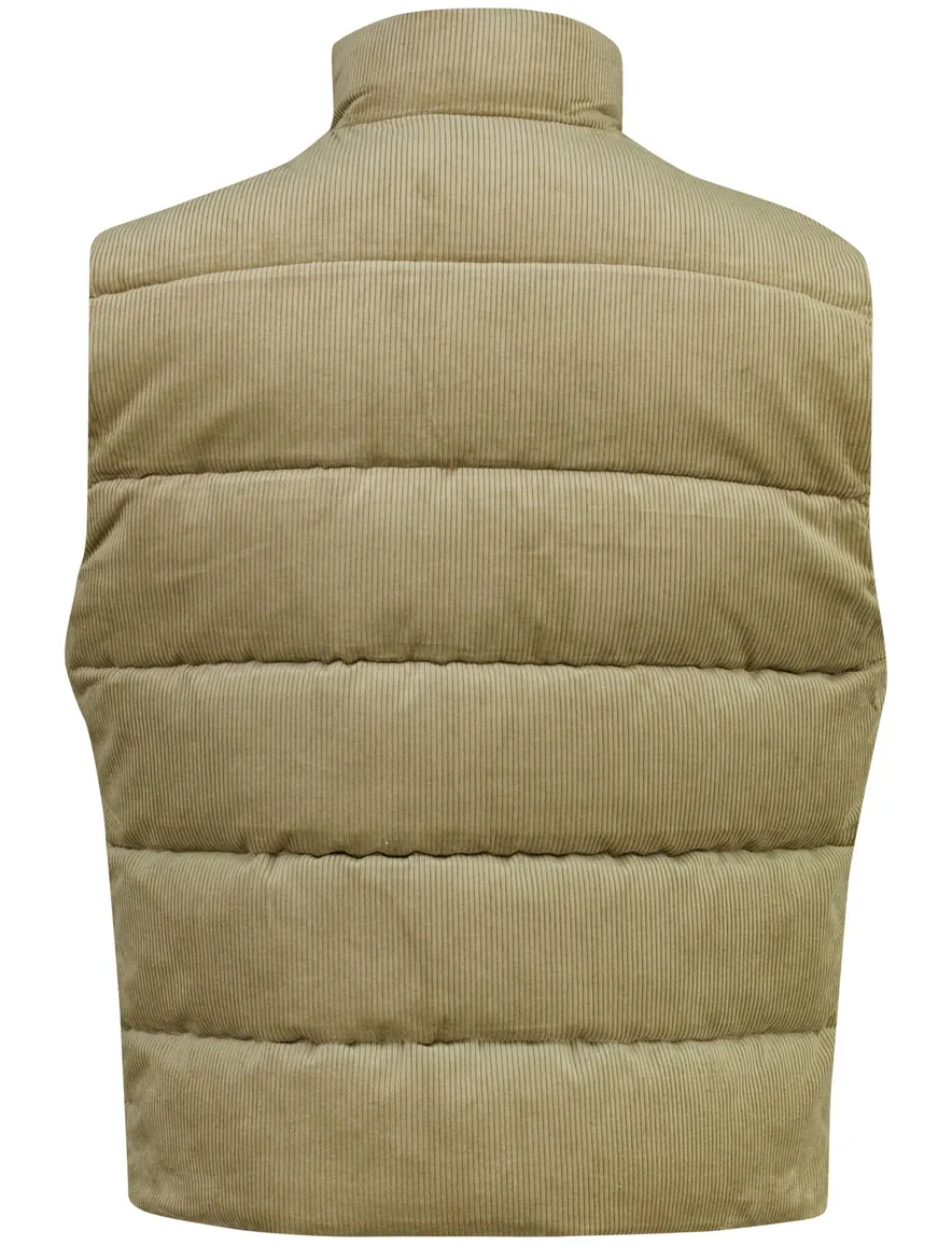 BOSS Black bodywarmer groen puffer