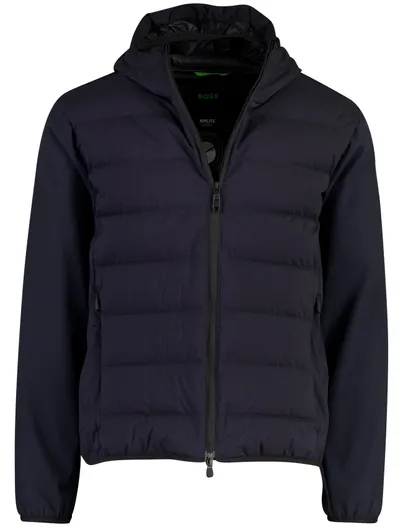 Hugo Boss Gewatteerde jas BOSS Green donkerblauw