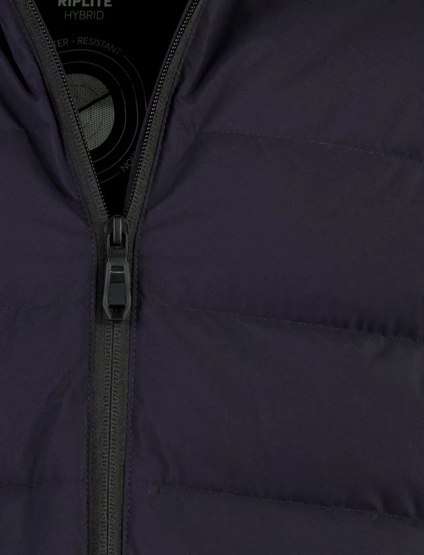 Gewatteerde jas BOSS Green donkerblauw