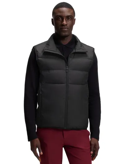 Hugo Boss BOSS Green bodywarmer zwart puffer Style OW_Urbanex Puffer V