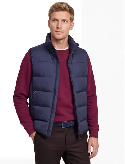 Hugo Boss Bodywarmers BOSS Green donkerblauw polyester