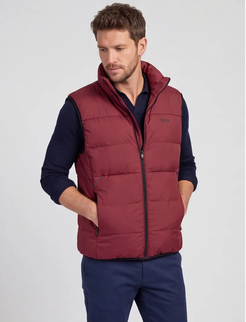 Bodywarmer BOSS Green bordeaux