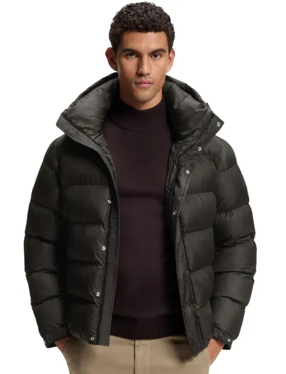 Hugo Boss BOSS pufferjas zwart waterafstotend