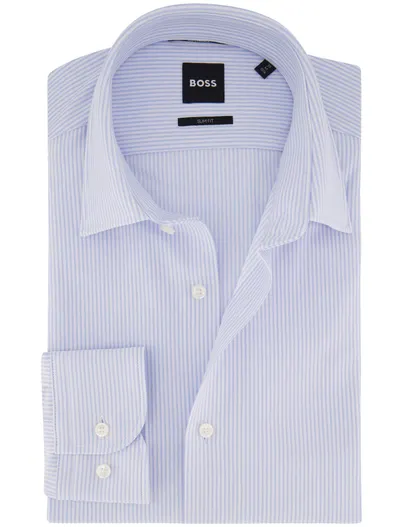 Hugo Boss Overhemd BOSS P-Hank lichtblauw jersey