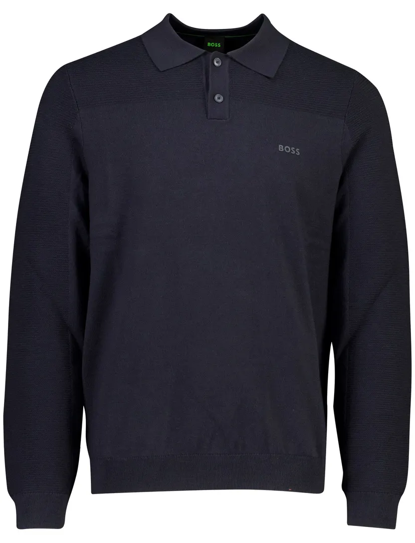 Poloshirts BOSS Green donkerblauw