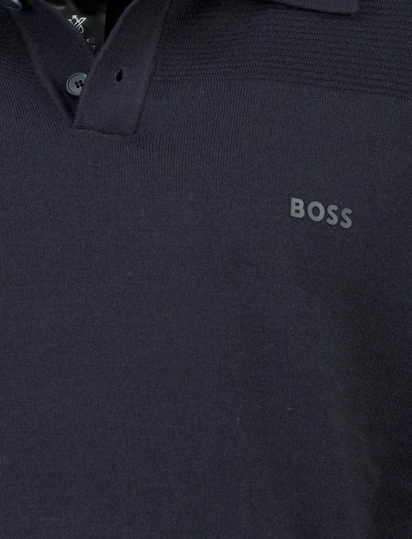 Poloshirts BOSS Green donkerblauw
