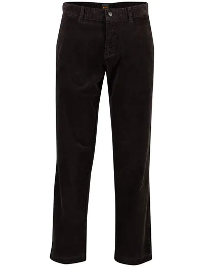 Hugo Boss Broek BOSS bruin slim fit
