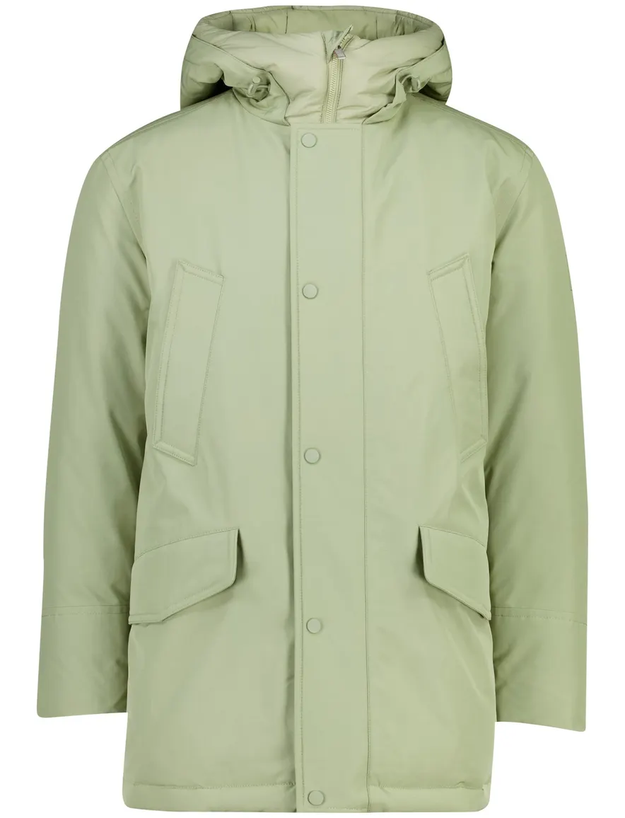 BOSS Orange parka mint groen waterafstotend
