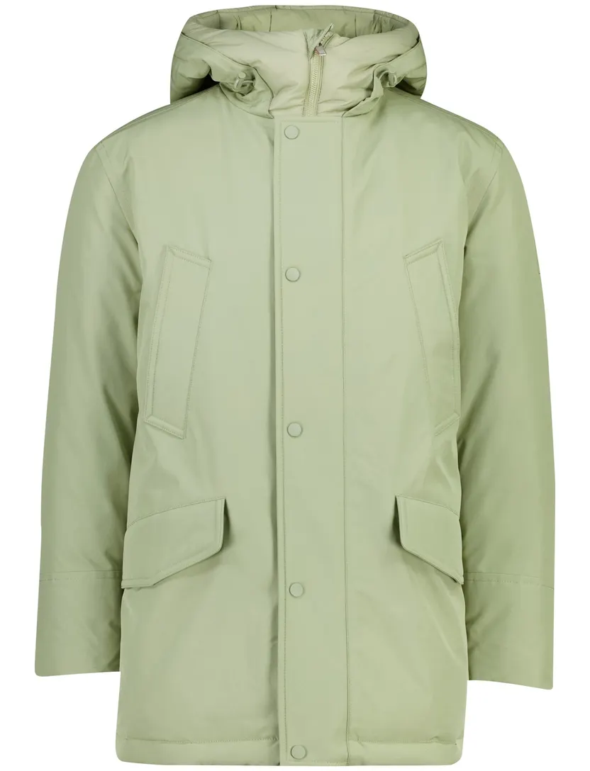 Parka BOSS Orange mint groen waterafstotend
