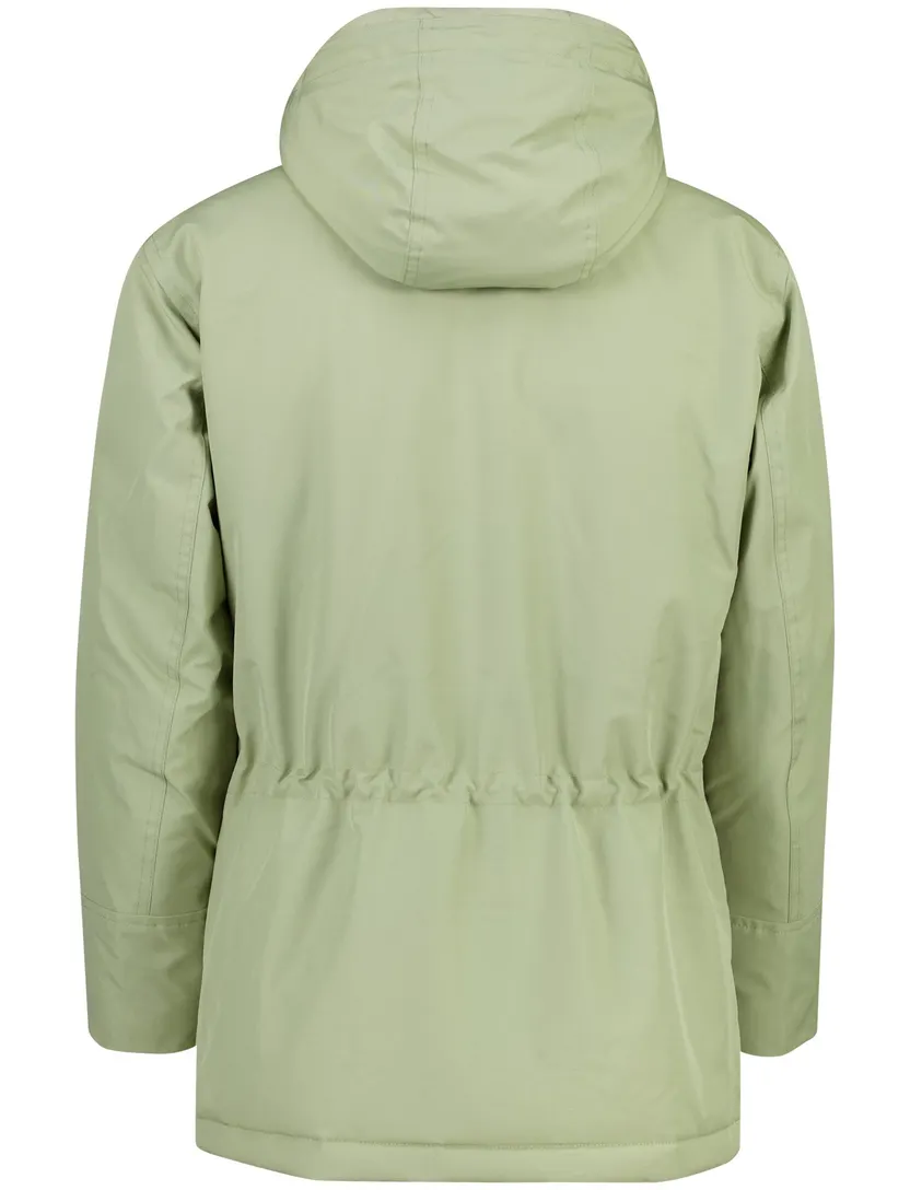 Parka BOSS Orange mint groen waterafstotend
