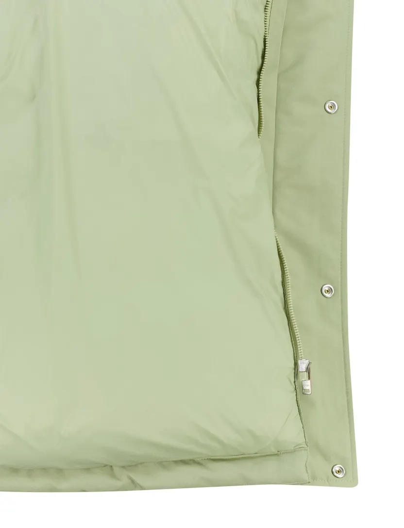 Parka BOSS Orange mint groen waterafstotend