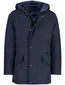 Parka jas BOSS Black donkerblauw polyester