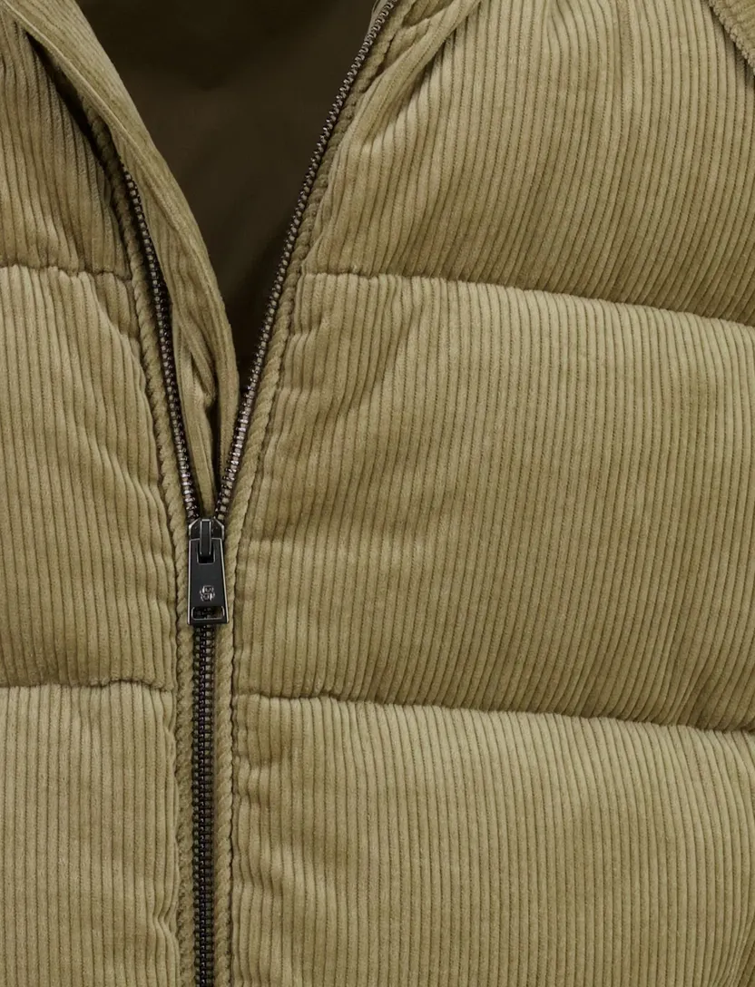 Gewatteerde jas BOSS Black khaki