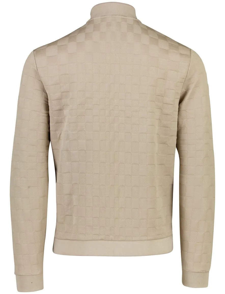 BOSS Green vest beige geprint