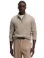 Trui BOSS Black beige kabeltrui half zip