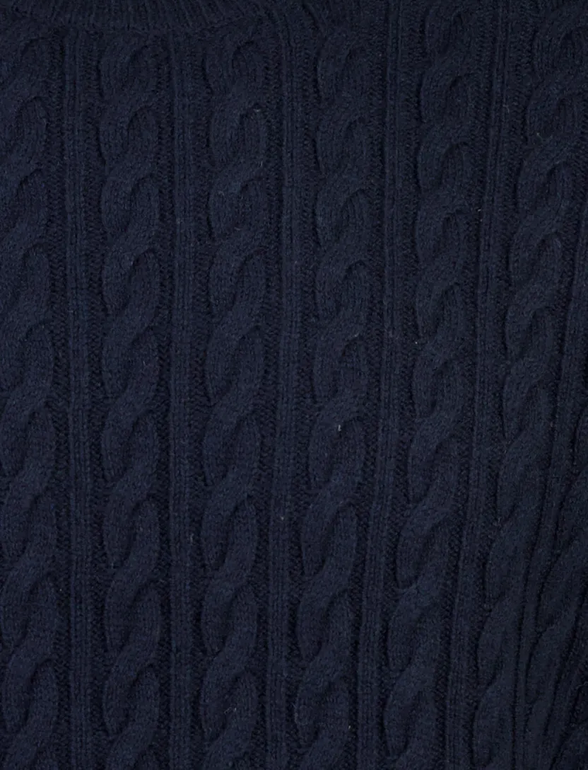 Trui BOSS Black donkerblauw wol