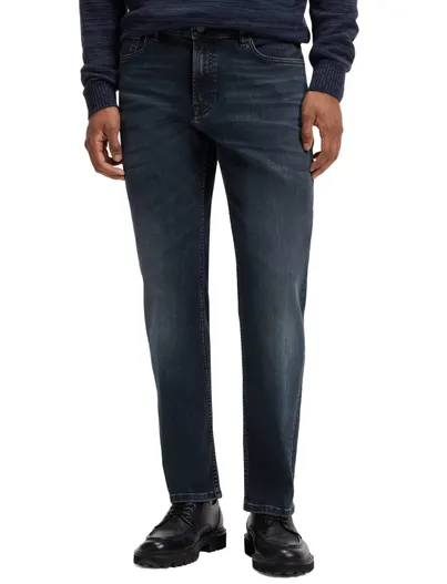 Hugo Boss BOSS Orange broeken donkerblauw 5 pocket spijker