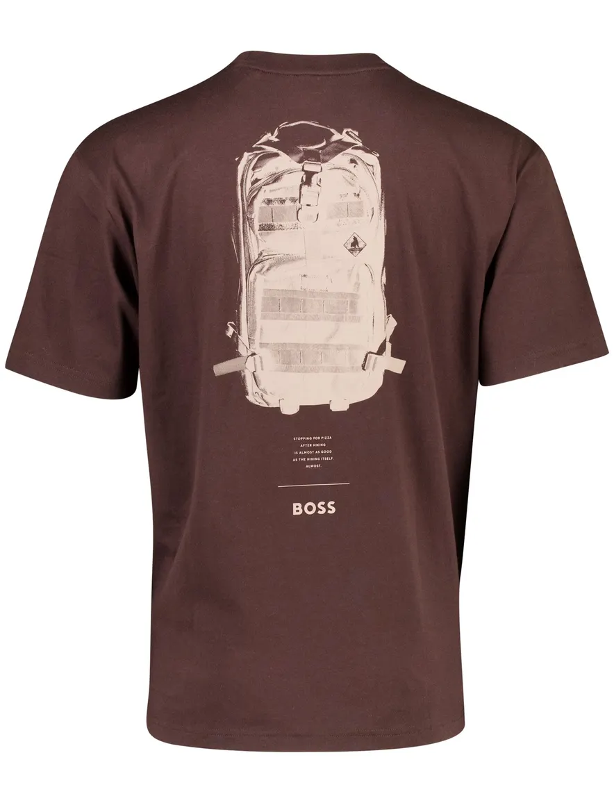 T-shirt BOSS bruin