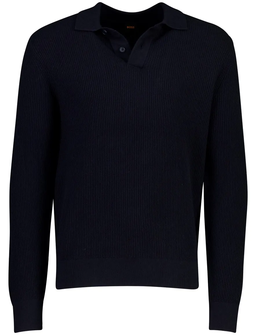 Poloshirt BOSS donkerblauw