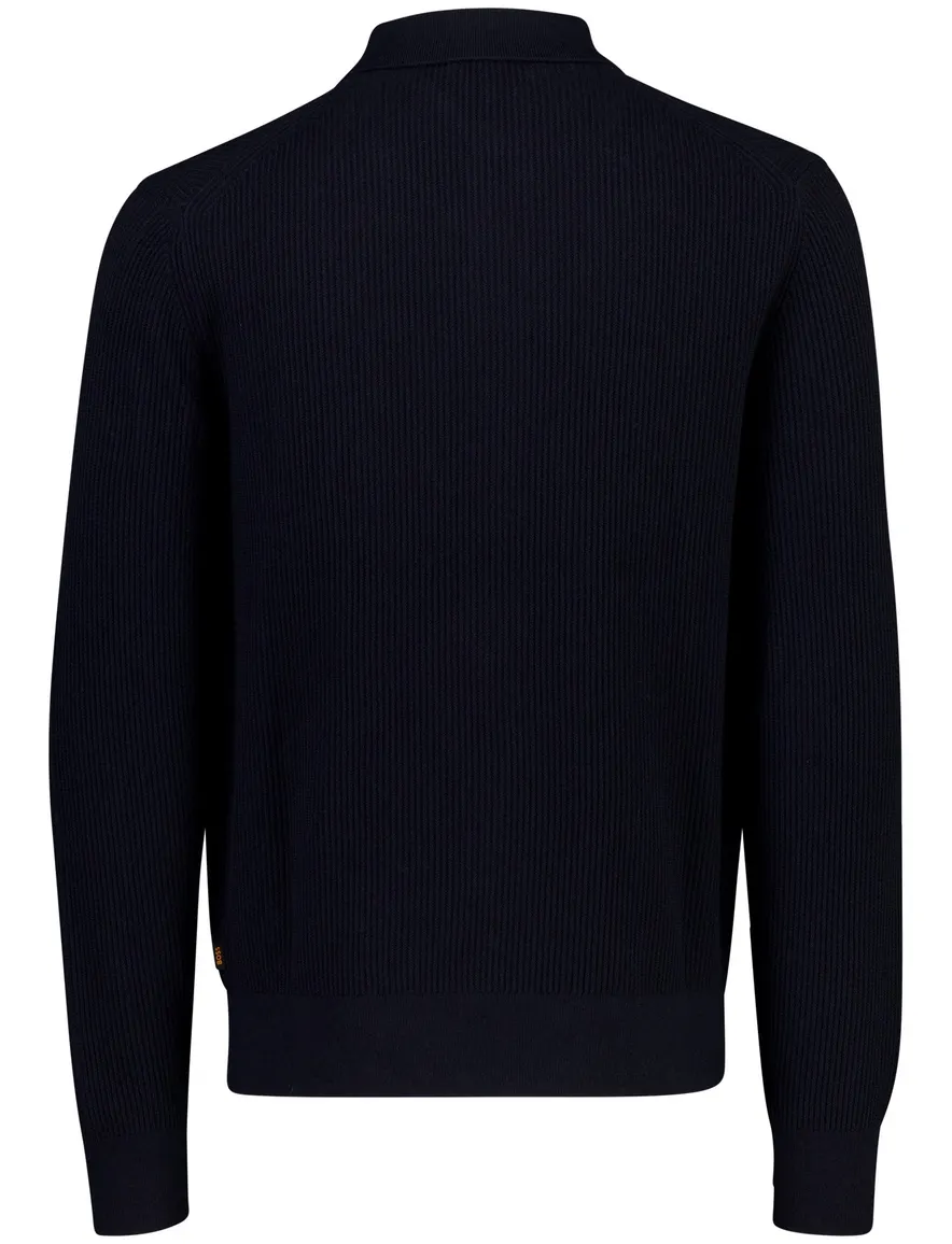Poloshirt BOSS donkerblauw