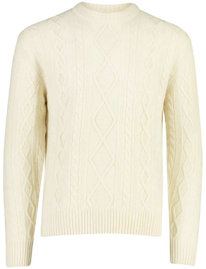 Trui BOSS Orange beige structuur