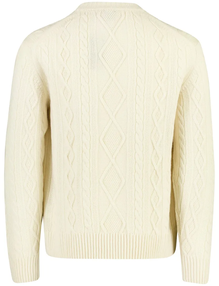 Trui BOSS Orange beige structuur