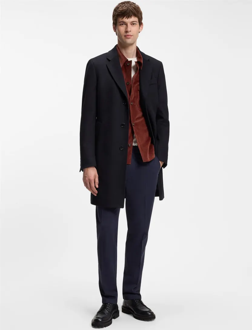Overjas BOSS Black donkerblauw BOSS H-Hyde