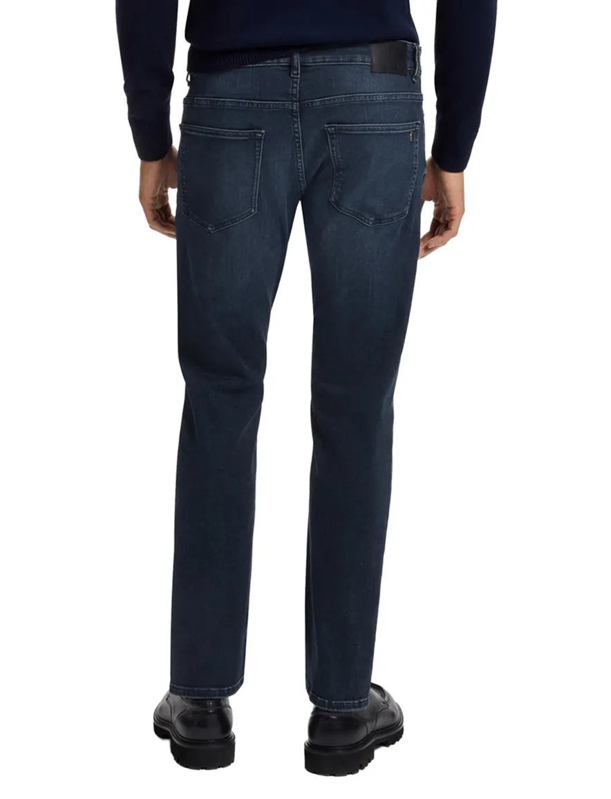 BOSS Orange spijkerbroek donkerblauw 5 pocket model