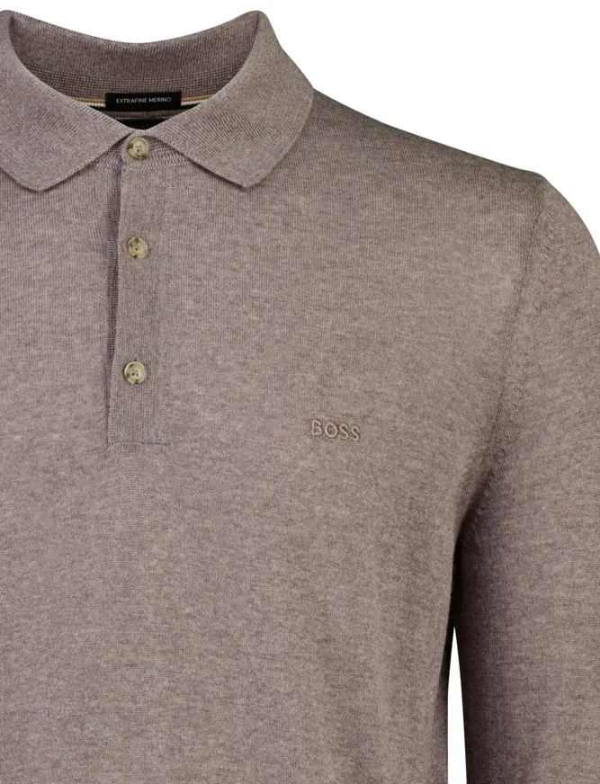 Poloshirt BOSS bruin