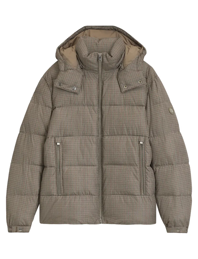 Pufferjas BOSS Black beige normale fit