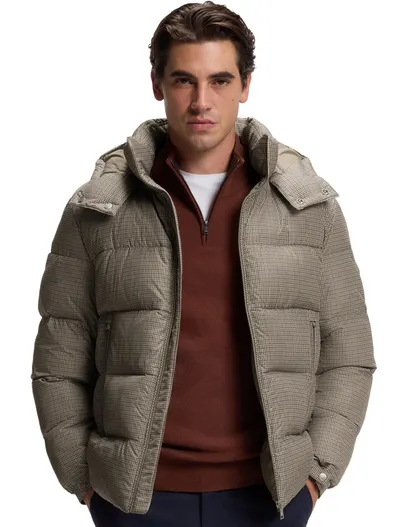 Hugo Boss Pufferjas BOSS Black beige normale fit
