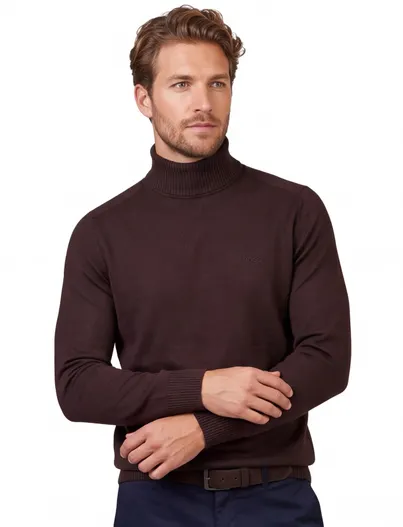 Hugo Boss Coltrui BOSS Avac bruin gebreid