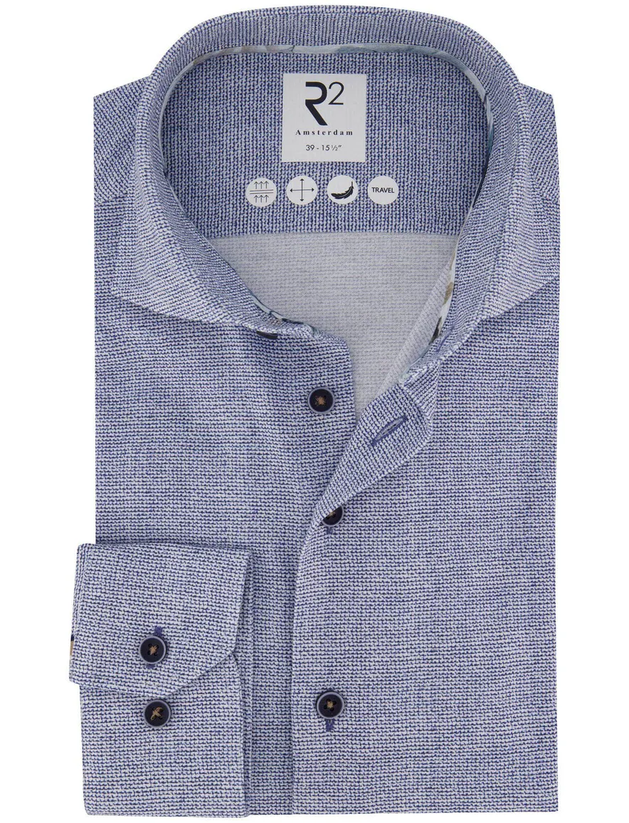 Overhemd R2 blauw