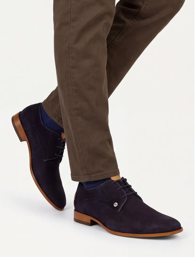 Schoenen Rehab donkerblauw veterschoenen